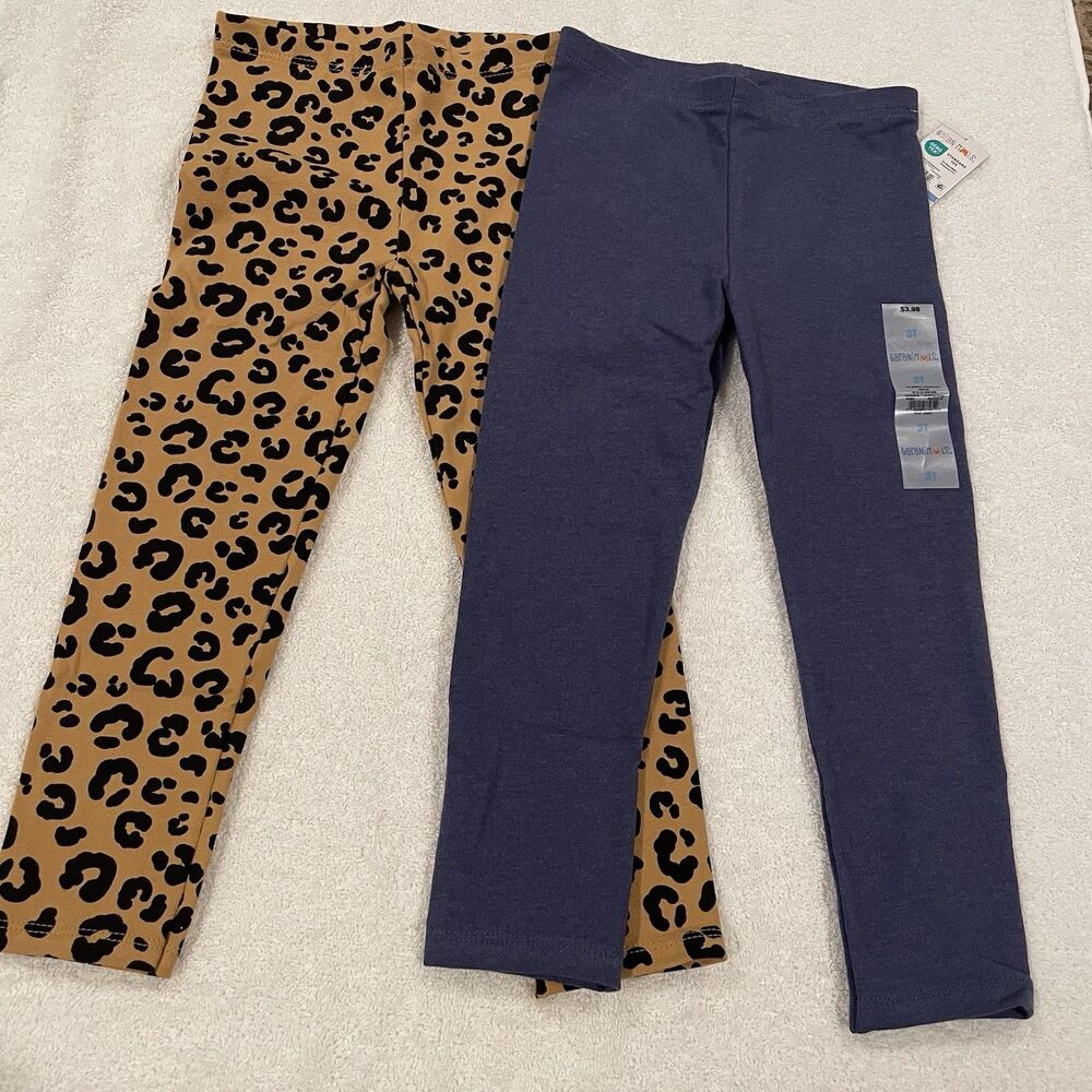 Girls Toddlers 2 Piece Leggings Set Size 3T NWT